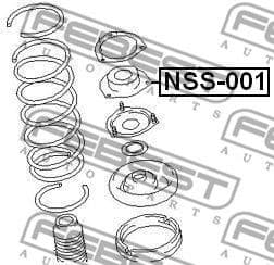 Suspension Strut Support Mount NSS-001 - image 2