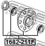 Wheel Hub 1682-211F - image 2