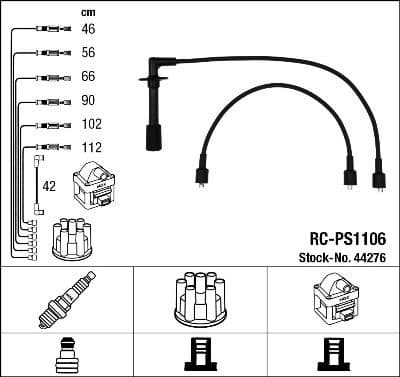 Ignition Cable Kit RC-PS1106
