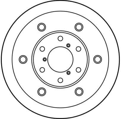 Brake Disc TRW SINGLE DF1726S - image 4
