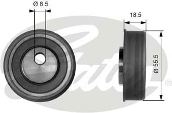 Tensioner Pulley, timing belt PowerGrip™ T41038