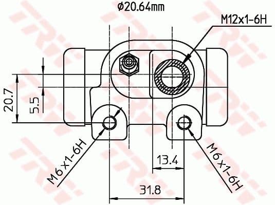 Wheel Brake Cylinder BWF128 - image 4