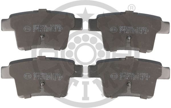 Brake Pad Set, disc brake BP-12350