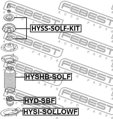Protective Cap/Bellow, shock absorber HYSHB-SOLF - image 2