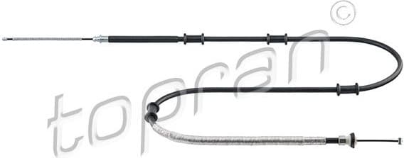 Cable Pull, parking brake 208 595