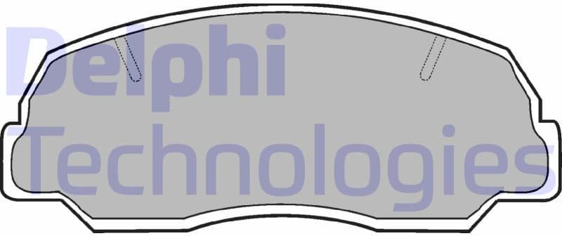 Brake Pad Set, disc brake LP400