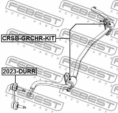 Repair Kit, stabiliser bush CRSB-GRCHR-KIT - image 2