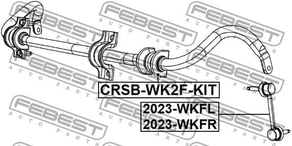 Link/Coupling Rod, stabiliser bar 2023-WKFL - image 2