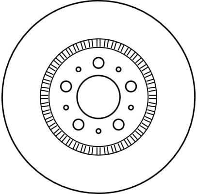 Brake Disc TRW SINGLE DF4053S - image 4