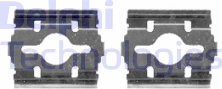 Accessory Kit, disc brake pad LX0409