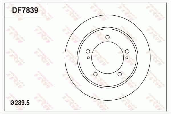 Brake Disc DF7839 - image 2