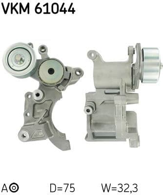 Belt Tensioner, V-ribbed belt VKM 61044 - image 2