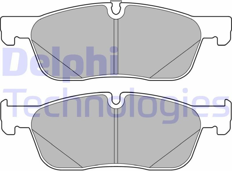 Brake Pad Set, disc brake LP3166