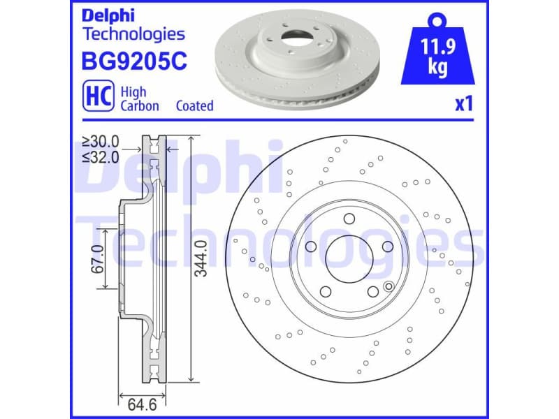 Brake Disc BG9205C