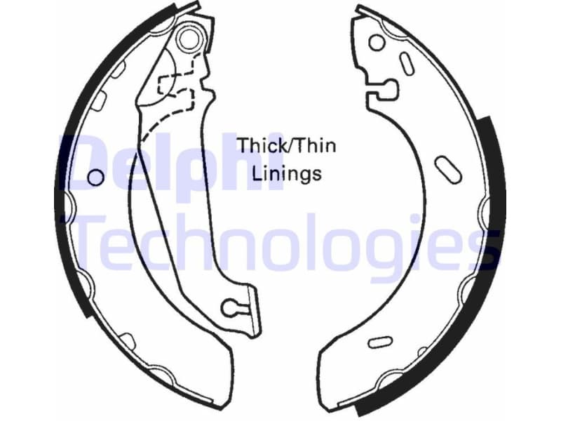 Brake Shoe Set LS1617