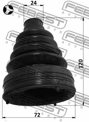 Bellow, drive shaft 3215-STST - image 2