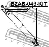 Mounting Kit, shock absorber BZAB-046-KIT - image 2