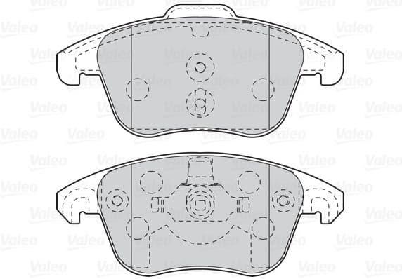 Brake Pad Set, disc brake ESSENTIAL 302099