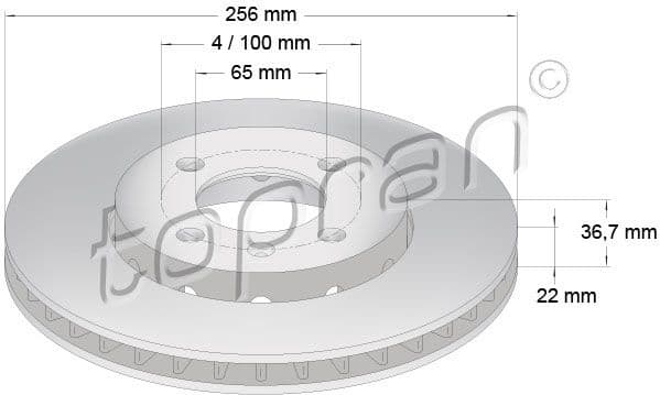 Brake Disc COATED 115 930