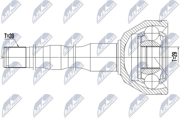 Joint Kit, drive shaft NPW-VV-074