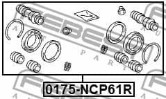 Repair Kit, brake caliper 0175-NCP61R - image 2