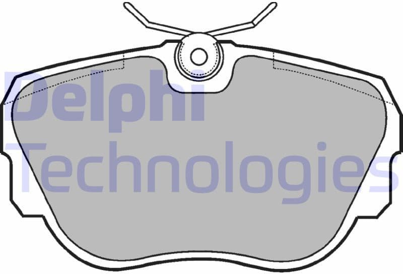 Brake Pad Set, disc brake LP596