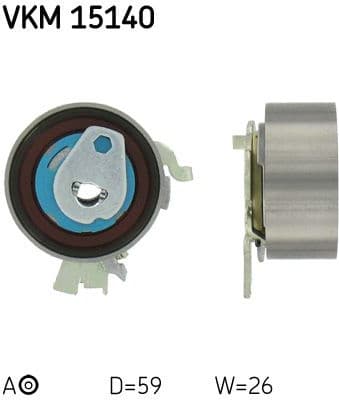 Tensioner Pulley, timing belt VKM 15140 - image 2