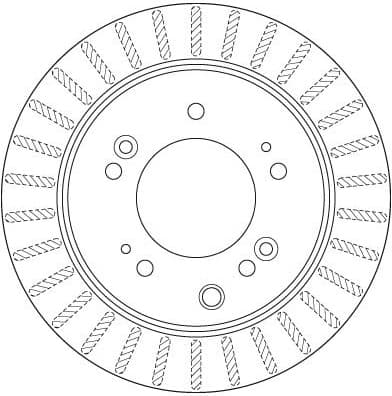 Brake Disc TRW SINGLE DF6191S - image 3