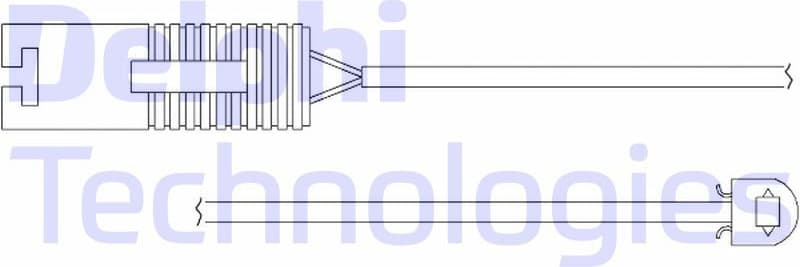 Warning Contact, brake pad wear LZ0135