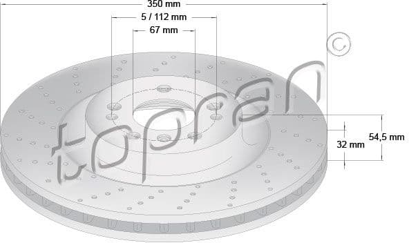 Brake Disc COATED 409 482