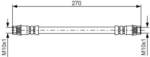 Brake Hose 1 987 476 493