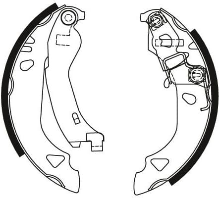 Brake Shoe Set GS8570 - image 2