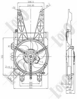 Fan, engine cooling LORO 016-014-0004-R - image 5