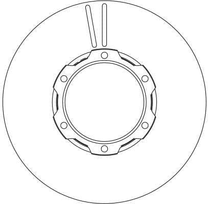 Brake Disc TRW SINGLE DF4144S - image 4