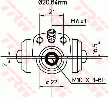 Wheel Brake Cylinder BWF295 - image 3