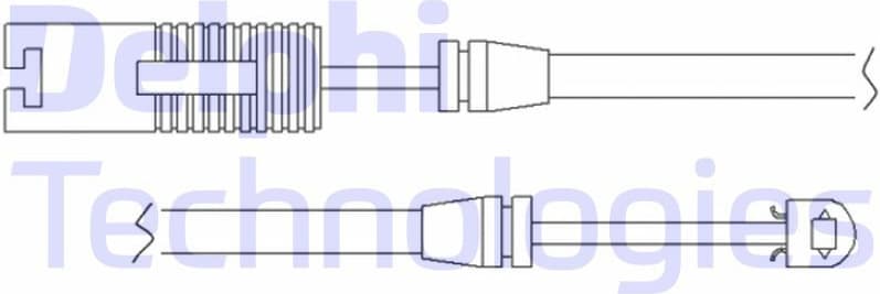Warning Contact, brake pad wear LZ0118