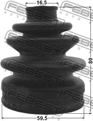 Bellow, drive shaft 0317-HRV - image 2