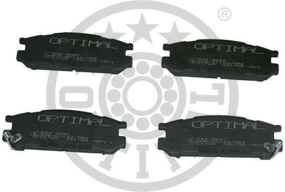 Brake Pad Set, disc brake BP-09687