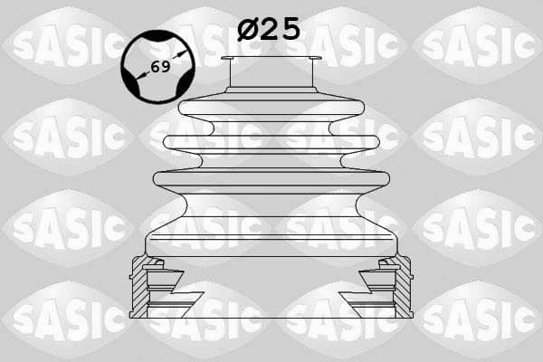 Bellow Kit, drive shaft 1906090