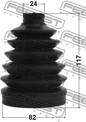 Bellow Kit, drive shaft 0417P-N94 - image 2