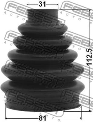 Bellow, drive shaft 2117P-CA216 - image 2