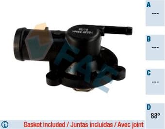 Thermostat, coolant 5351988