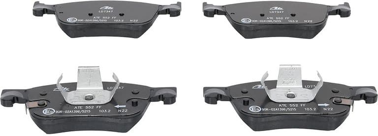 Brake Pad Set, disc brake ATE Ceramic 13.0470-7347.2 - image 2