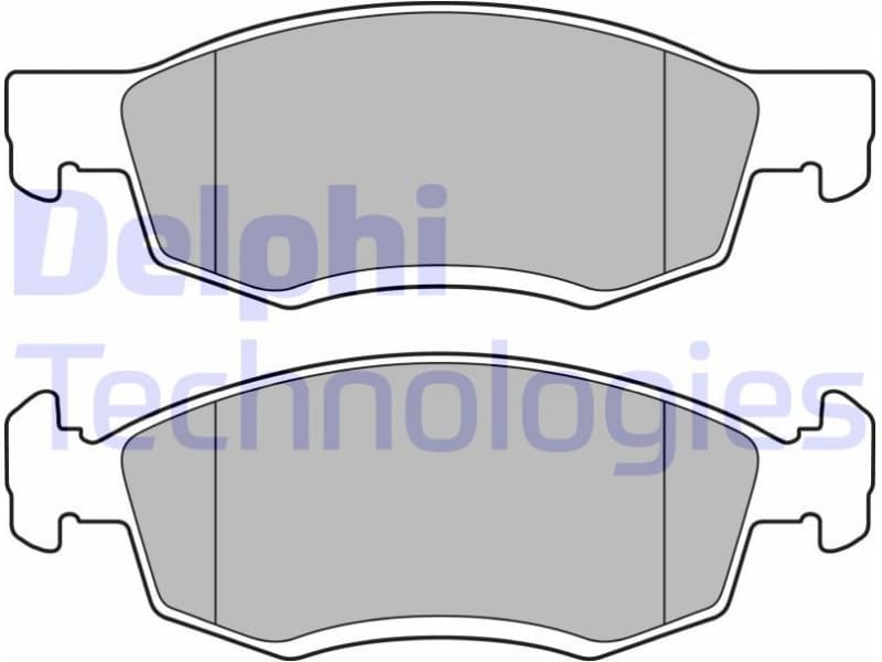 Brake Pad Set, disc brake LP2137