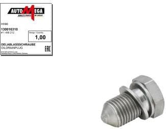 Screw Plug, oil sump 130016310