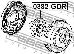 Wheel Hub 0382-GDR - image 2