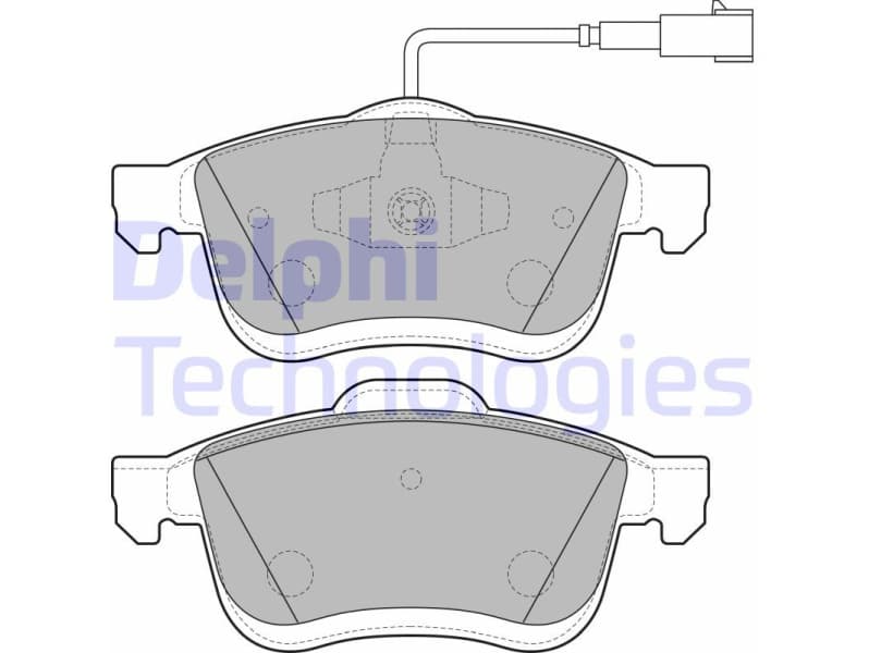 Brake Pad Set, disc brake LP3270