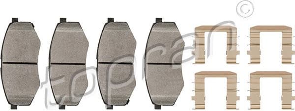 Brake Pad Set, disc brake 820 795