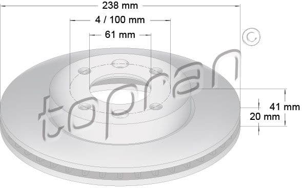 Brake Disc 700 176