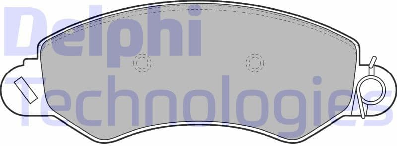 Brake Pad Set, disc brake LP2096